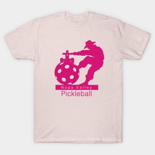 Napa Valley Pickleball Crusher (front only) T-Shirt